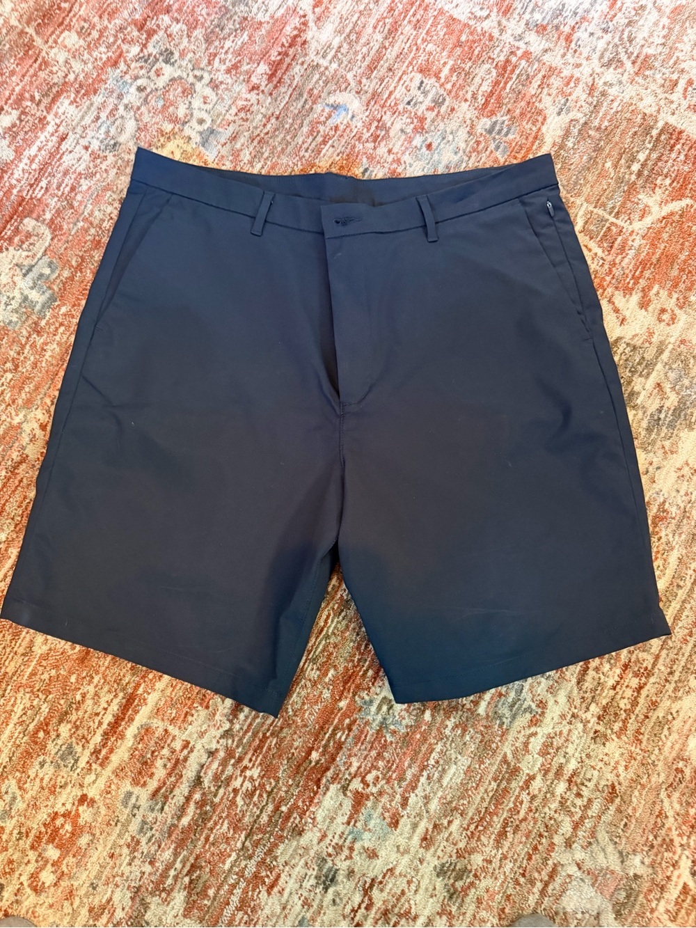 Calvin Klein Navy Flat Front Performance Shorts